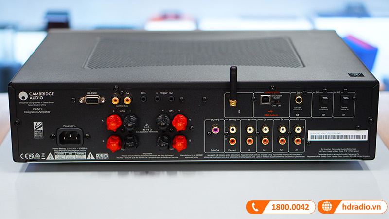 Amply Cambridge Audio CXA 61, 2 Kênh, 60W/CH (8 Ohm), Bluetooth-4