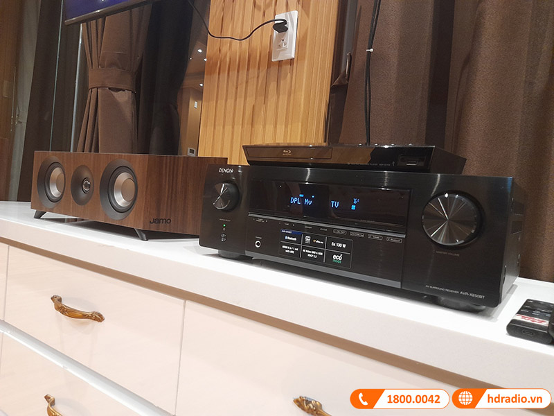 Amply Denon AVR-X250BT, 4K Ultra HD, 5.1 Kênh, 70W/CH, Bluetooth-3