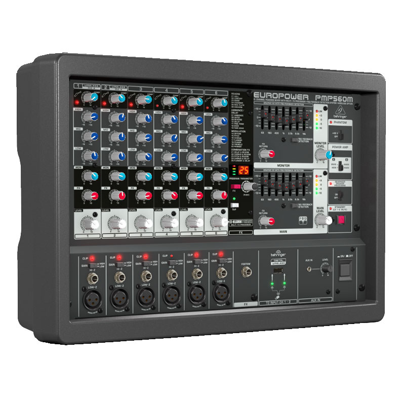 Bàn mixer Behringer PMP560M, 6 kênh-3