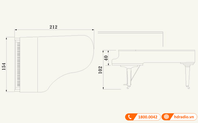 Đàn Piano Yamaha C6X-4