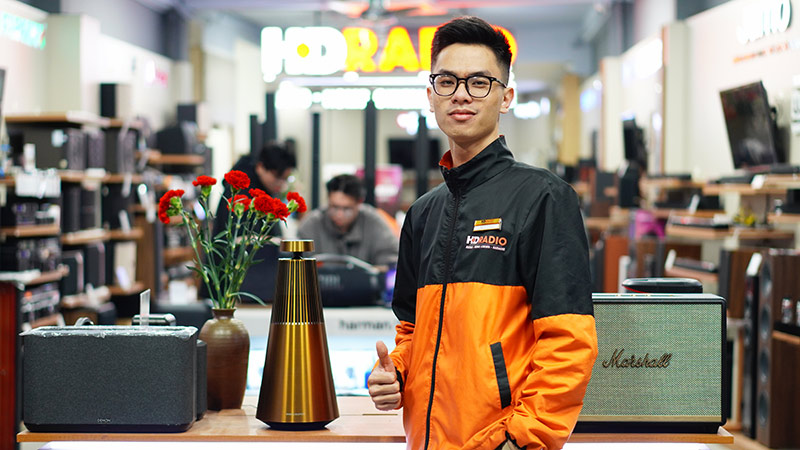 Loa B&O BeoSound 2, Âm thanh 360 độ, Công Suất 102W, Bluetooth, AUX, google Assistant, Kết nối đa phòng-2