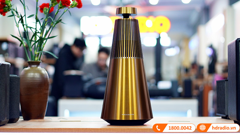 Loa B&O BeoSound 2, Âm thanh 360 độ, Công Suất 102W, Bluetooth, AUX, google Assistant, Kết nối đa phòng-3