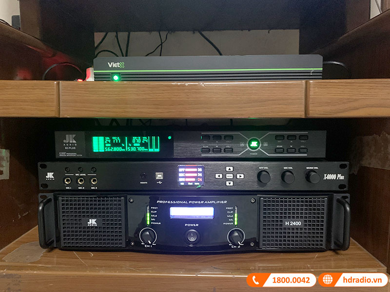 Dàn karaoke JBL HK87 (Loa 10A, JK H2400, Vang JK X6000 Plus, Mic JK B3)-5