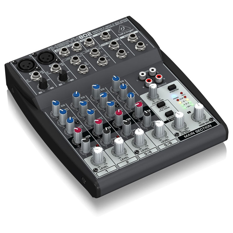 Bàn mixer Behringer Xenyx 802, 8 đầu vào, 2 bus-4