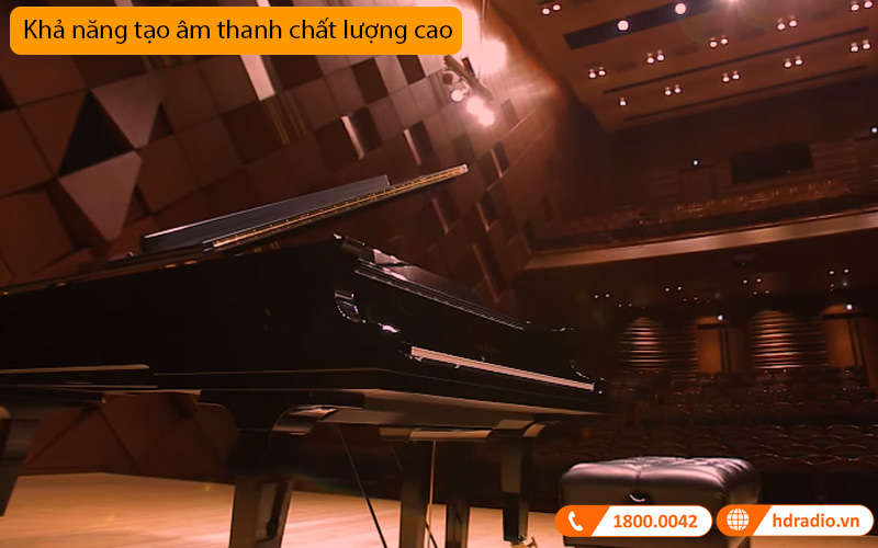 Đàn Piano Yamaha YDP-145, 88 Phím GHS, 10 âm sắc, 192 âm Polyphony, âm thanh Yamaha CFX-4