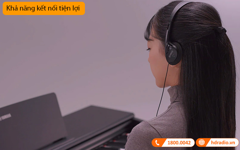 Đàn Piano Yamaha YDP-145, 88 Phím GHS, 10 âm sắc, 192 âm Polyphony, âm thanh Yamaha CFX-12