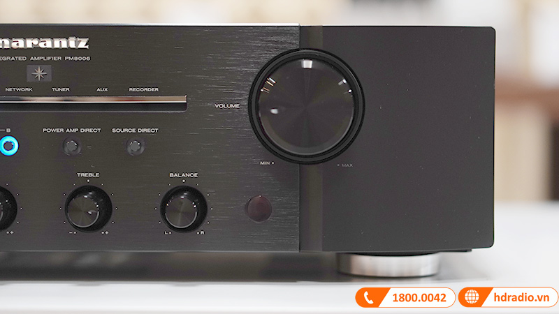 Amply Marantz PM8006, 2 Kênh, 70W/CH (8 Ohm), Kết nối Analog LR-7
