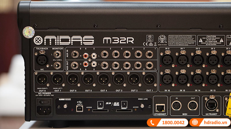 Bàn mixer Midas M32R Live Bundle, 40 kênh Digital-28