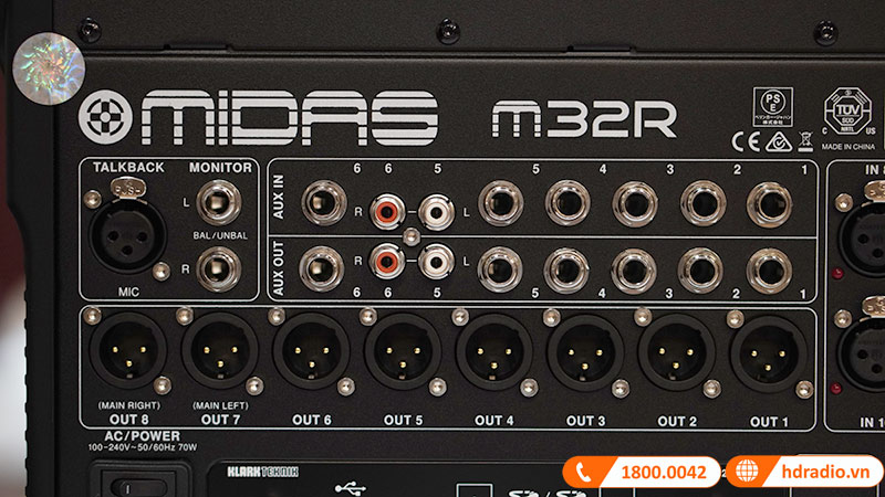 Bàn mixer Midas M32R Live Bundle, 40 kênh Digital-31