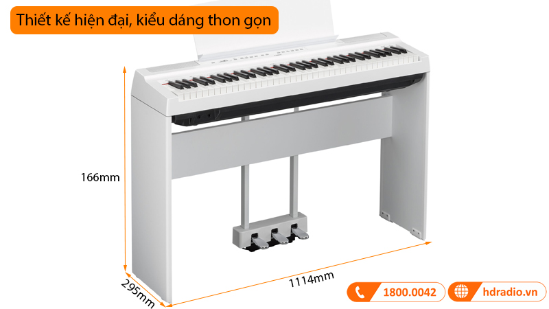 Đàn Piano Yamaha P-121, piano điện-4