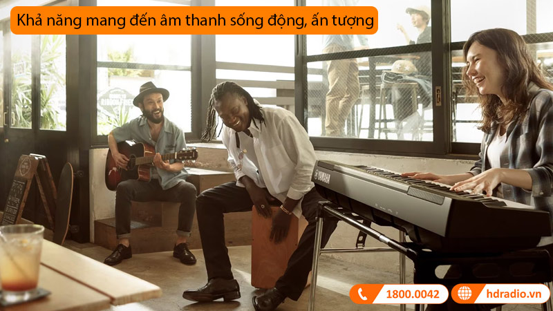 Đàn Piano Yamaha P-121, piano điện-6