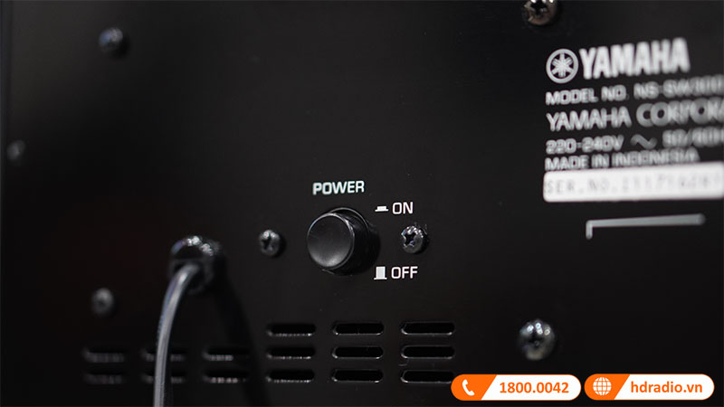 Loa sub Yamaha NS SW300, Sub điện, Bass 25cm, 250W-20