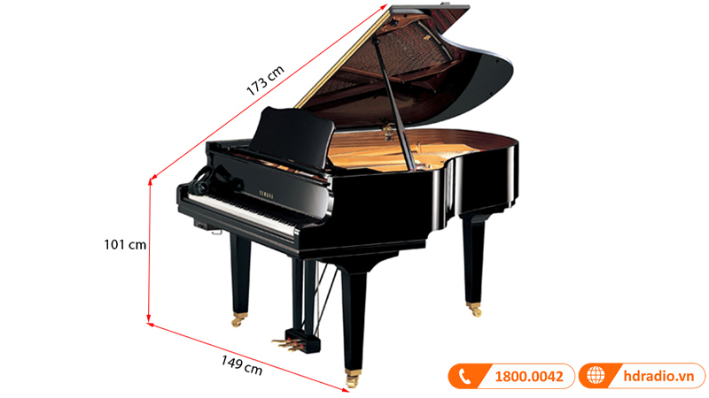 Đàn Piano Yamaha GC2 SH3-4