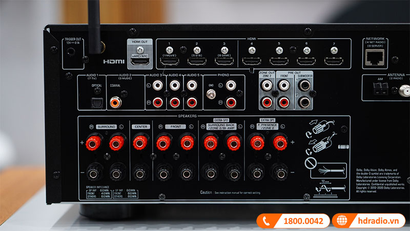 Amply Yamaha RX-V6A, 8K, 7.2 Kênh, 100W/CH, Bluetooth-8