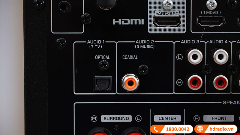 Amply Yamaha RX-V6A, 8K, 7.2 Kênh, 100W/CH, Bluetooth-12