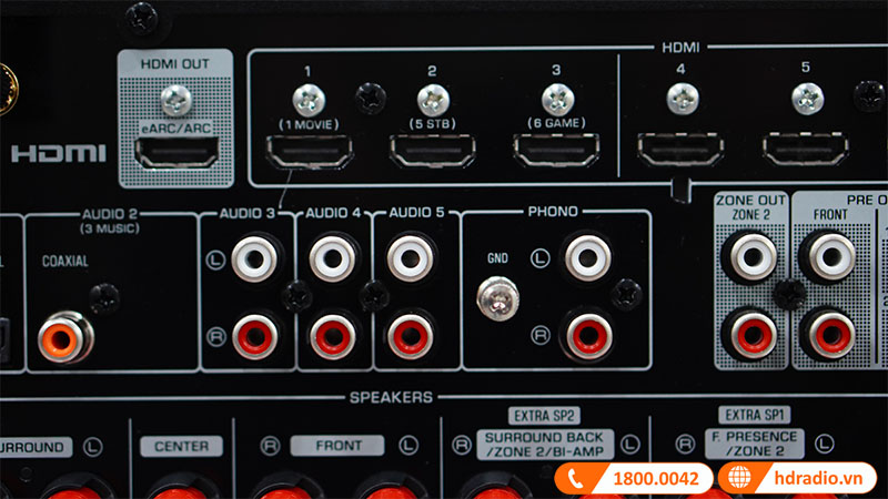 Amply Yamaha RX-V6A, 8K, 7.2 Kênh, 100W/CH, Bluetooth-13