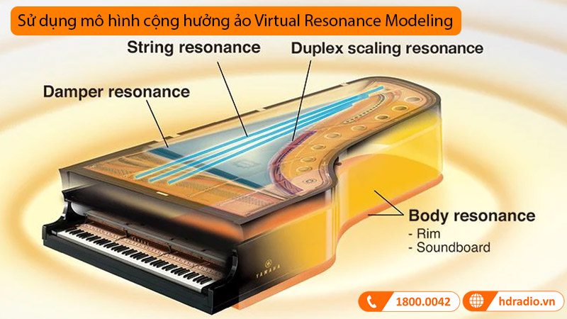 Đàn Piano Yamaha C2X SH3, grand piano-6