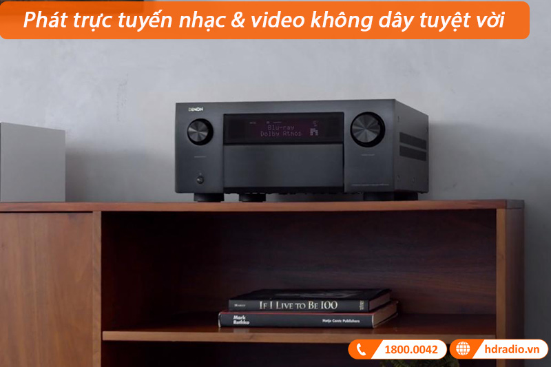 Amply Denon AVC-A1H (15.4 Kênh, 8K, 150W/ch, Heos, Bluetooth, Usb)-7