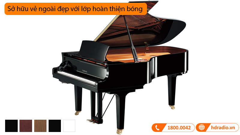 Đàn Piano Yamaha C6X SH3, grand piano-3
