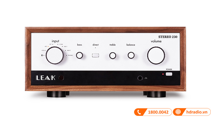 Amply Leak Stereo 230, Hỗ Trợ 2 Kênh, 75W/CH, Bluetooth, HDMI ARC, PC USB, Optical-1