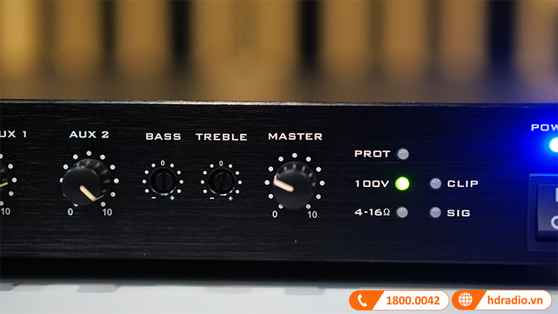 Amply ITC T-240DTB, 4 kênh, Bluetooth, USB-6