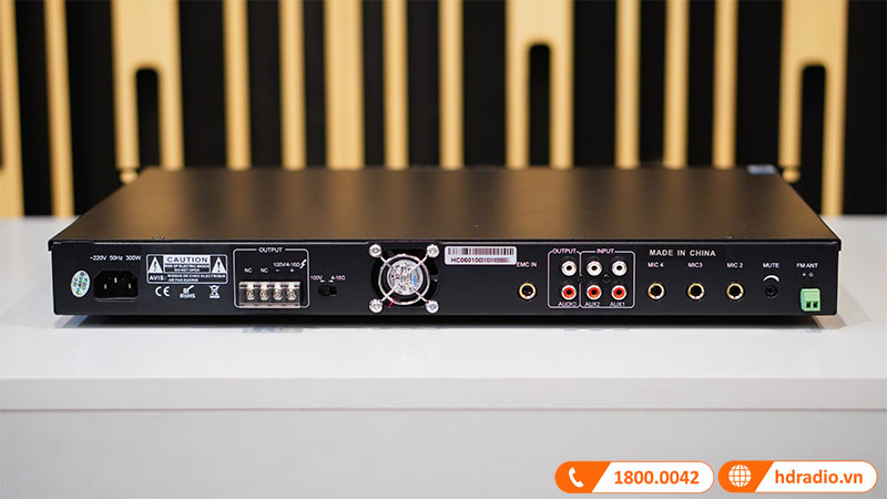 Amply ITC T-240DTB, 4 kênh, Bluetooth, USB-9