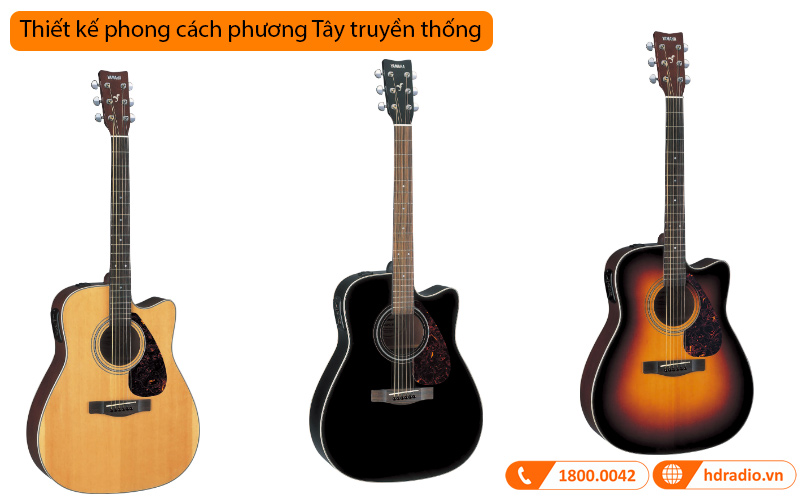 Đàn Guitar Yamaha FX370C, electro-acoustic guitar-2