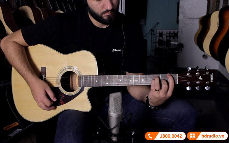 Đàn Guitar Yamaha FX370C, electro-acoustic guitar-8