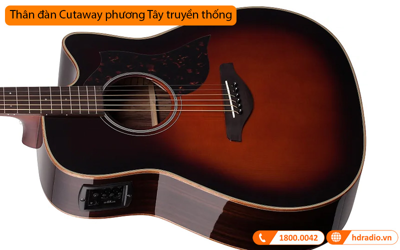 Đàn Guitar Yamaha A1R, electro-acoustic guitar-12