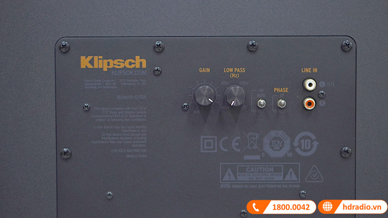 Loa Sub Klipsch R121SW, Bass 30cm, Công Suất 200W-10