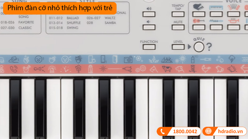 Đàn Organ Yamaha PSS-E30, organ mini-5