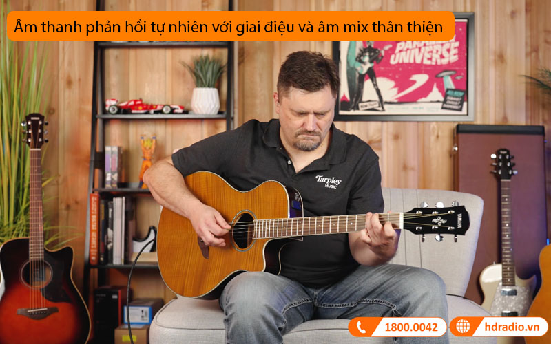 Đàn Guitar Yamaha APX600FM, guitar acoustic điện-4