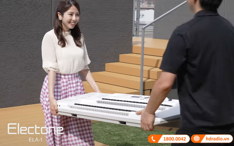 Đàn Electone Yamaha ELA-1, keyboard di động 2 tầng-30