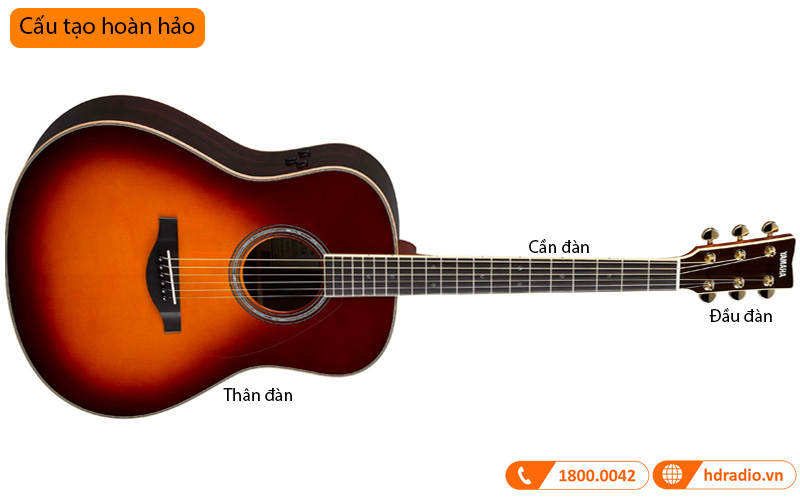 Đàn Guitar Yamaha LL-TA, electro-acoustic guitar-8
