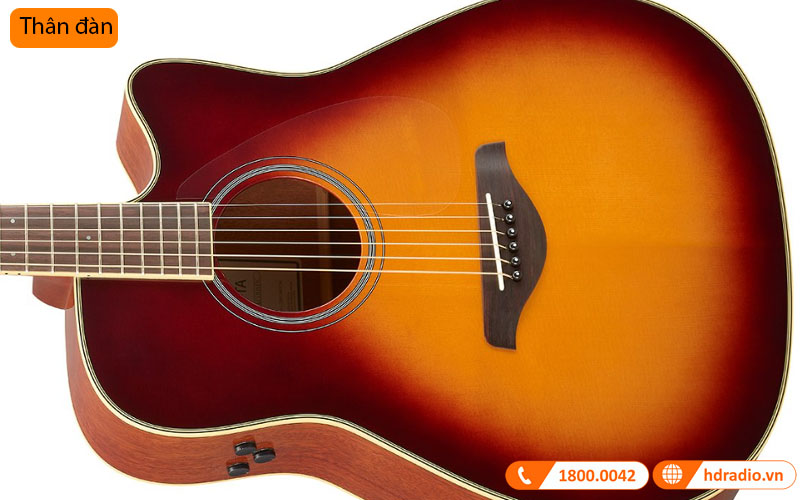 Đàn Guitar Yamaha FGC-TA, electro-acoustic guitar-10