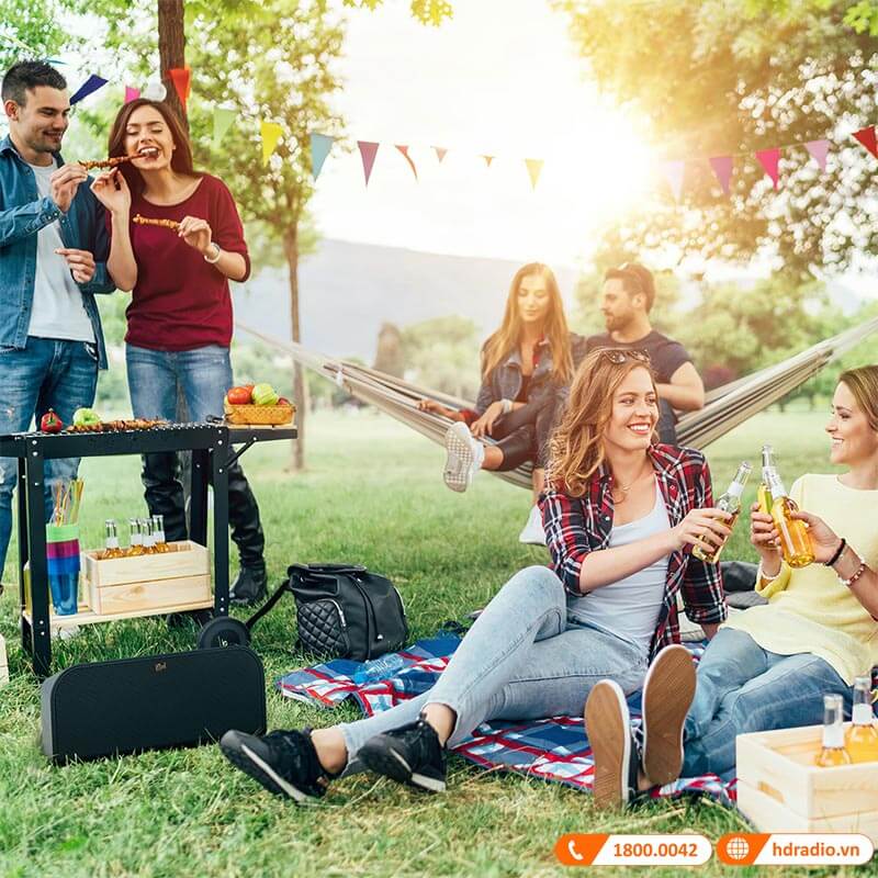 Loa Klipsch Groove XXL, Công suất 130W, Pin 22 giờ, Bluetooth, AUX, USB-6