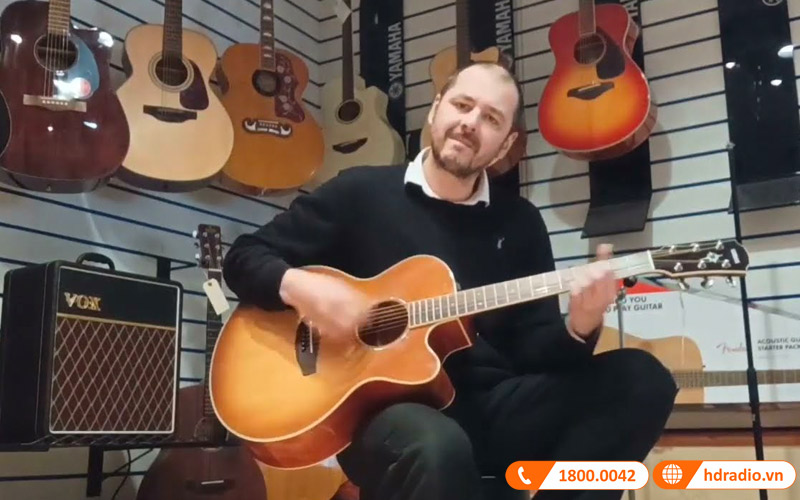 Đàn Guitar Yamaha CPX700II, electro-acoustic guitar-12