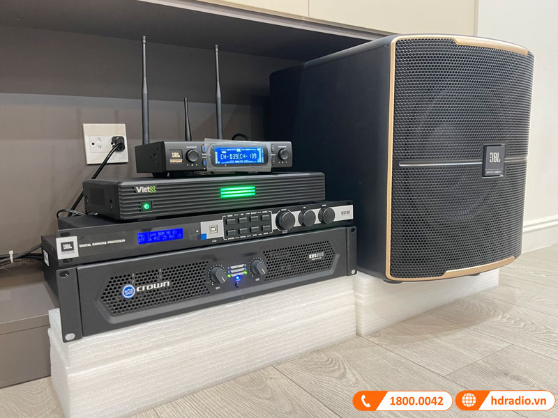 Dàn karaoke JBL Cao cấp GD45 (JBL Pasion 10, KVS500, KX180A, VM300)-7