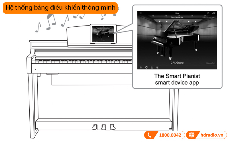 Đàn Piano Yamaha CSP-150, piano điện-14