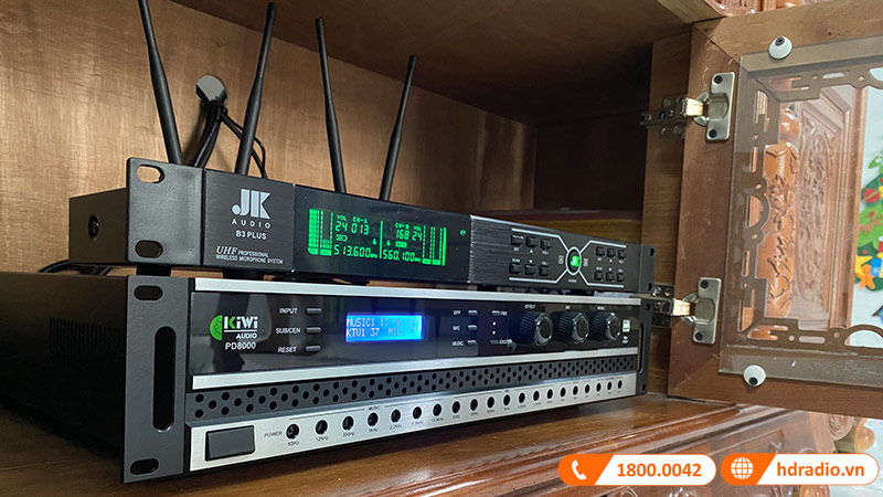 Dàn karaoke JBL HK83 (JBL 10A,  Kiwi PD8000, Micro JKaudio K300)-8