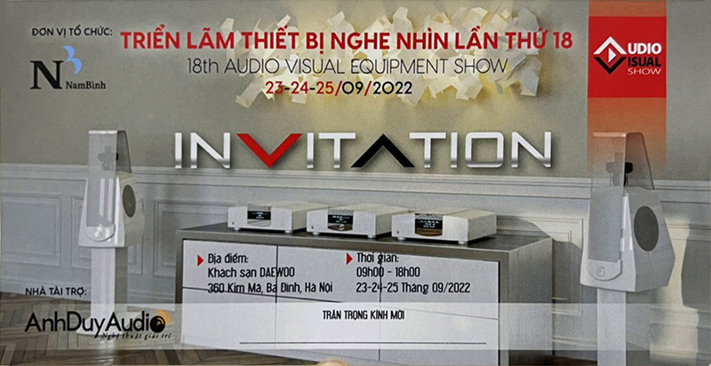 vé tham dự triển lãm thiết bị nghe nhìn Hà Nội