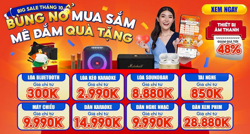 Big Sale <br> Tháng 10