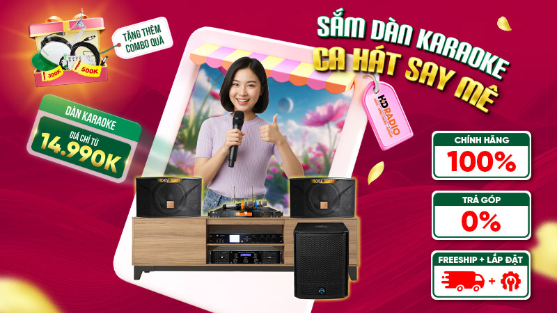ctkm dàn karaoke gia đinh chinh hang