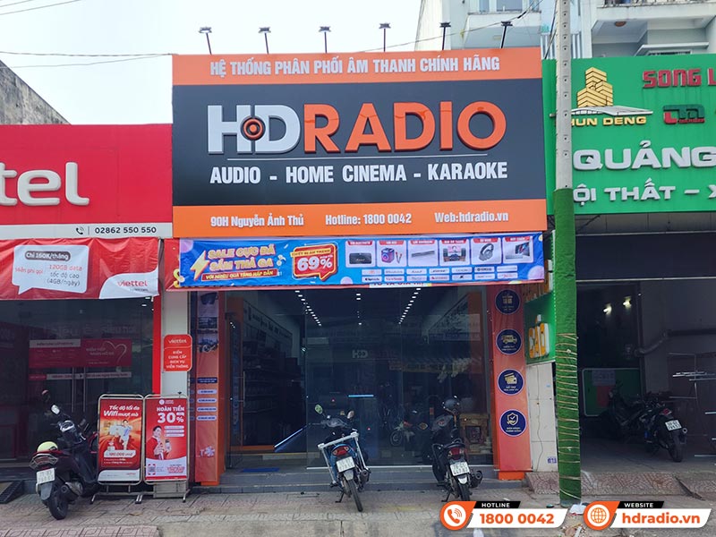 Ảnh mặt tiền showroom HDRadio Quận 12