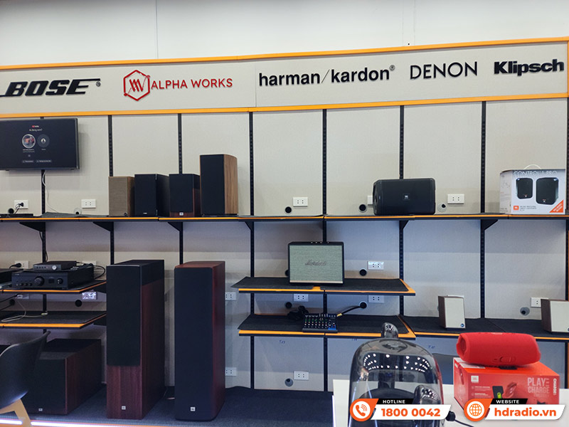 Ảnh không gian showroom HDRadio Quận 12