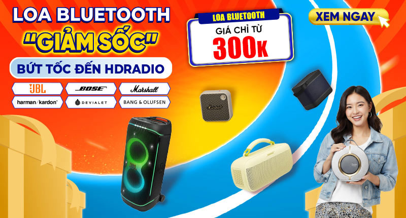 Loa Bluetooth <br> Giá Giảm Tới 50%
