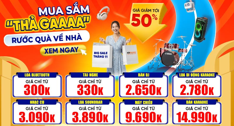 Big Sale Tháng 11 <br> Giảm 50%