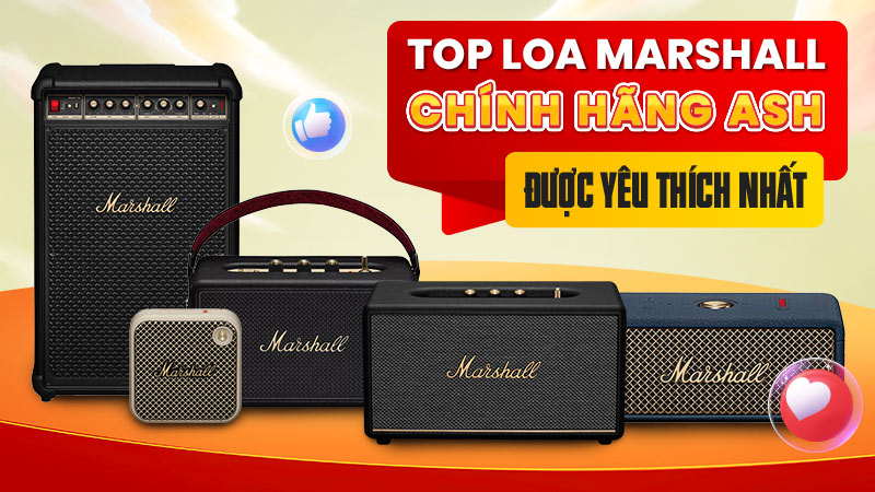 TOP Loa Bluetooth Marshall Được Yêu Thích Nhất -  Bạn không thể bỏ qua
