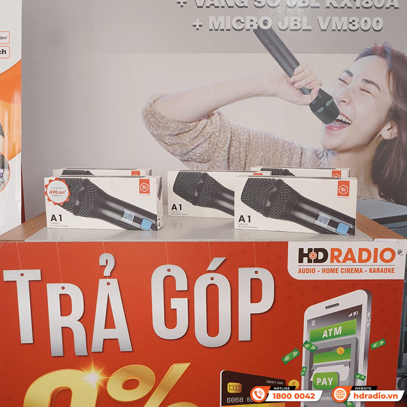 Không gian gian hàng tại hội chợ của HDRadio