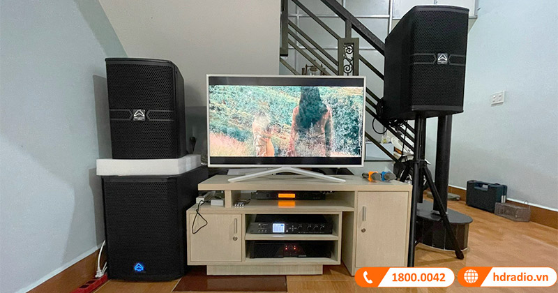 Lắp dàn Karaoke Cao Cấp trị giá gần 117 triệu đồng cho anh Phương ở Rạch Giá, Kiên Giang (Wharfedale CPD 3600, Anglo E12, AX15B, JKAudio X9000 Pro, B9)